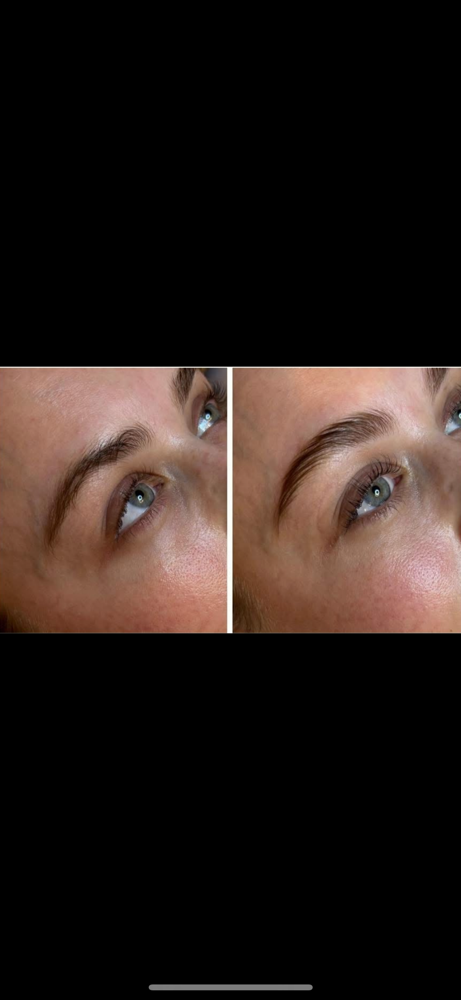 Brow Lamination And Tint