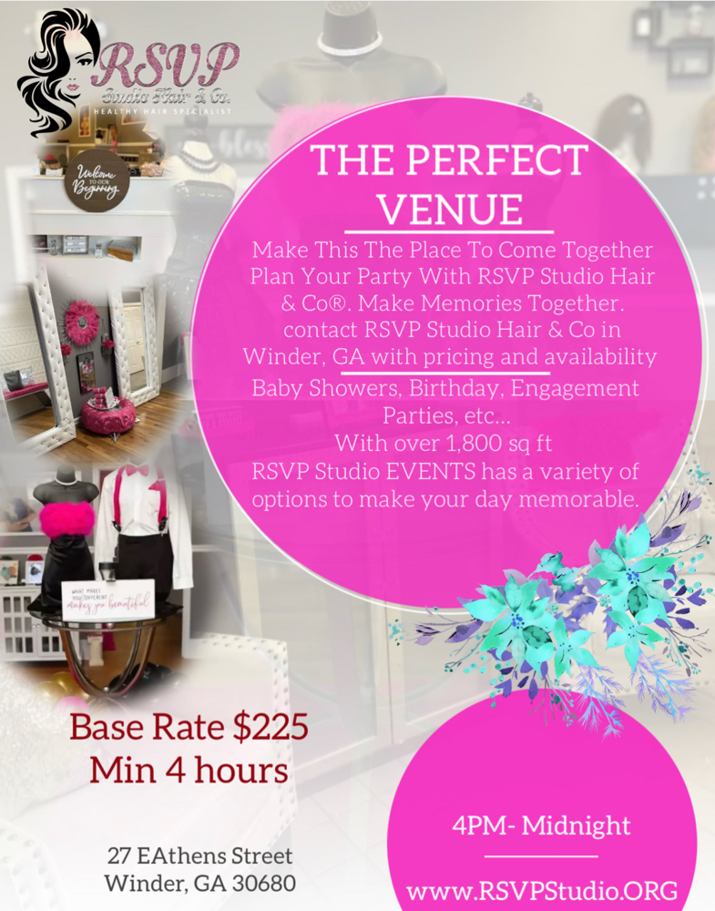 RSVP Studio Hair & Co Venue Rental