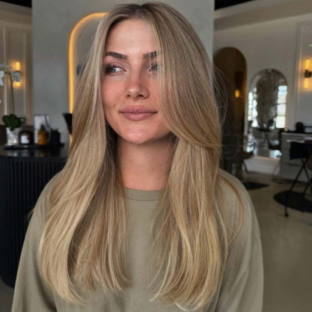 The Mini Blondie at Natalie X Hair Co in Sarasota, FL