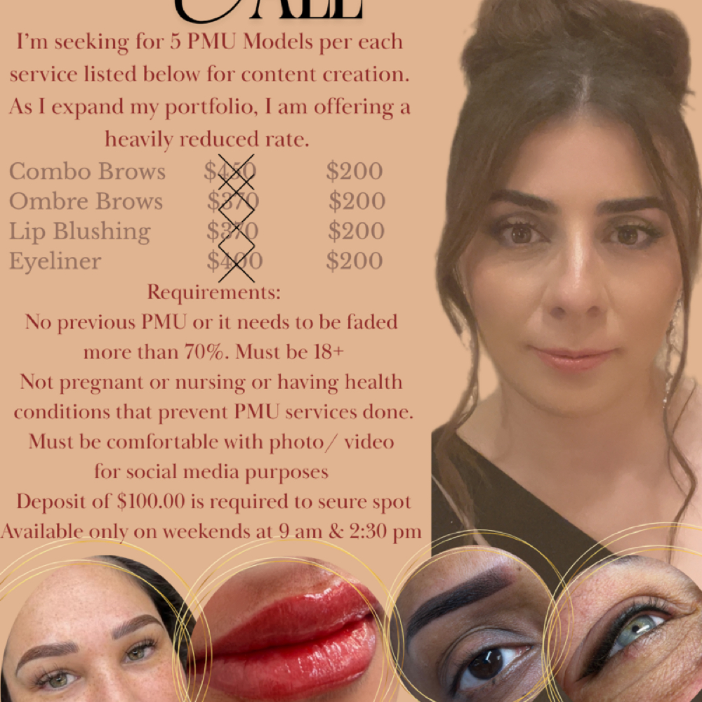 Model Call at Brow Luxe PMU by Rona in Santa Clara, CA