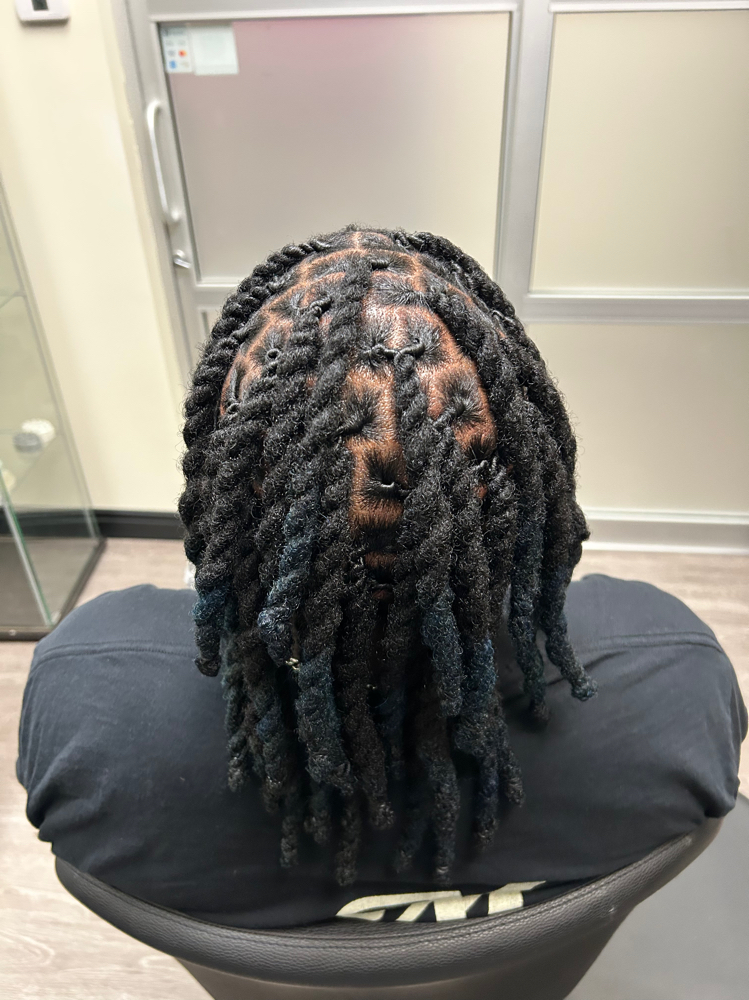 Palm Roll Retwist(Neck length)