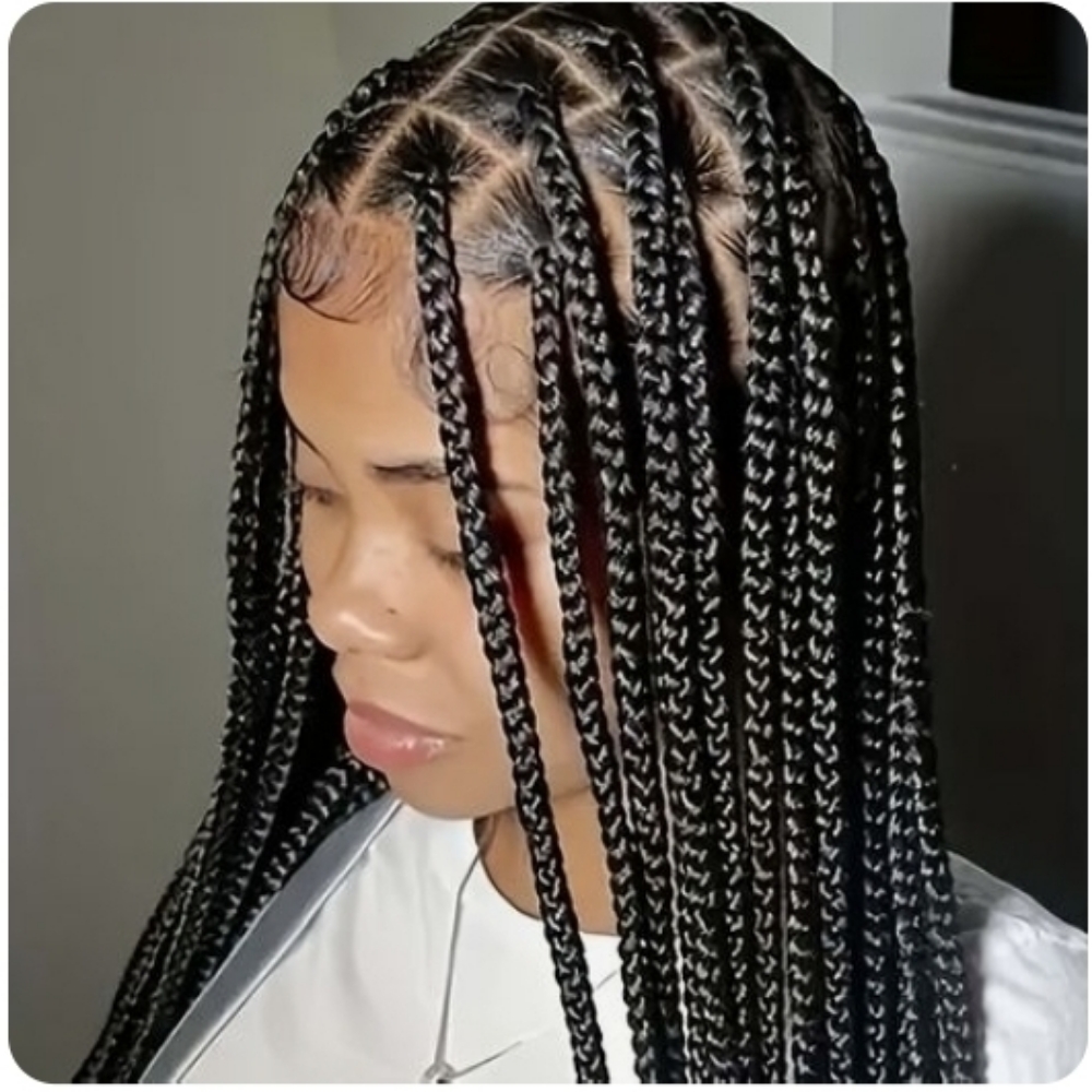 Jumbo Box Braids at Abeba Hair Weaving & Extensions in Mansfield, TX