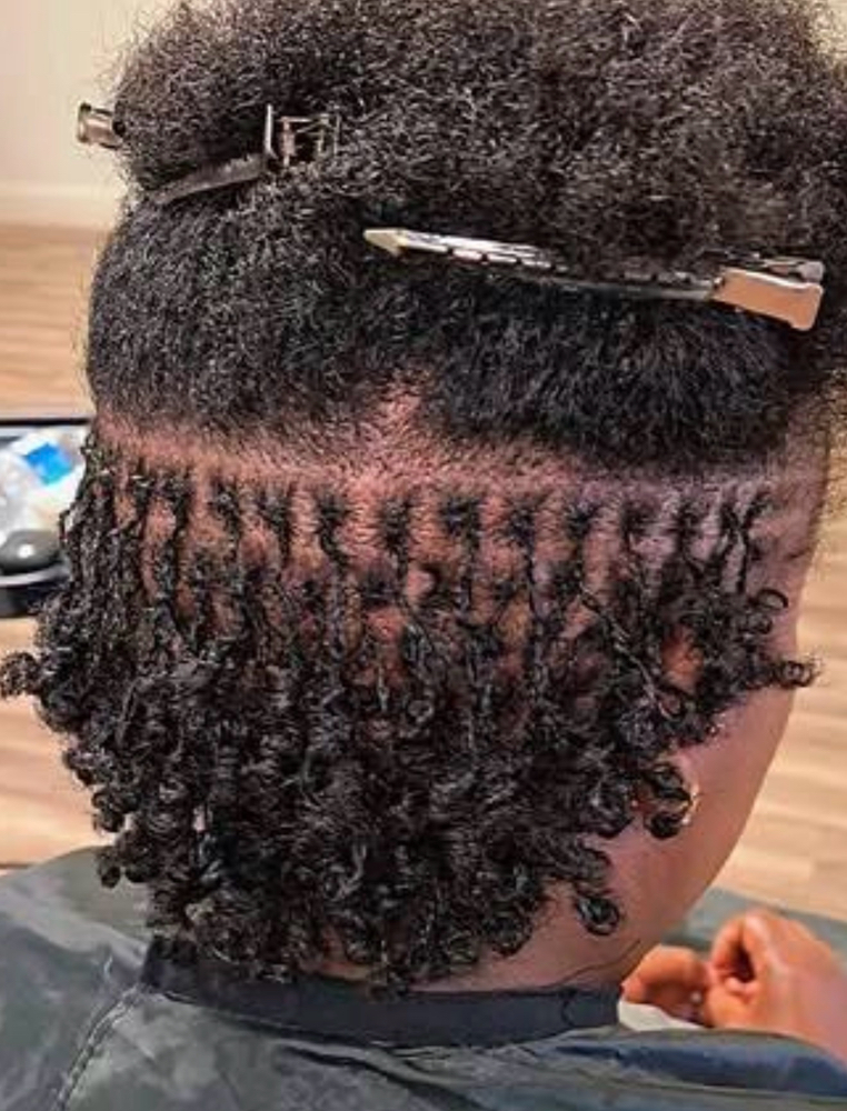 6 Weeks Micro Loc’s Re-Twist at Flax Locks Studio Spa,LLC in Greenacres, FL