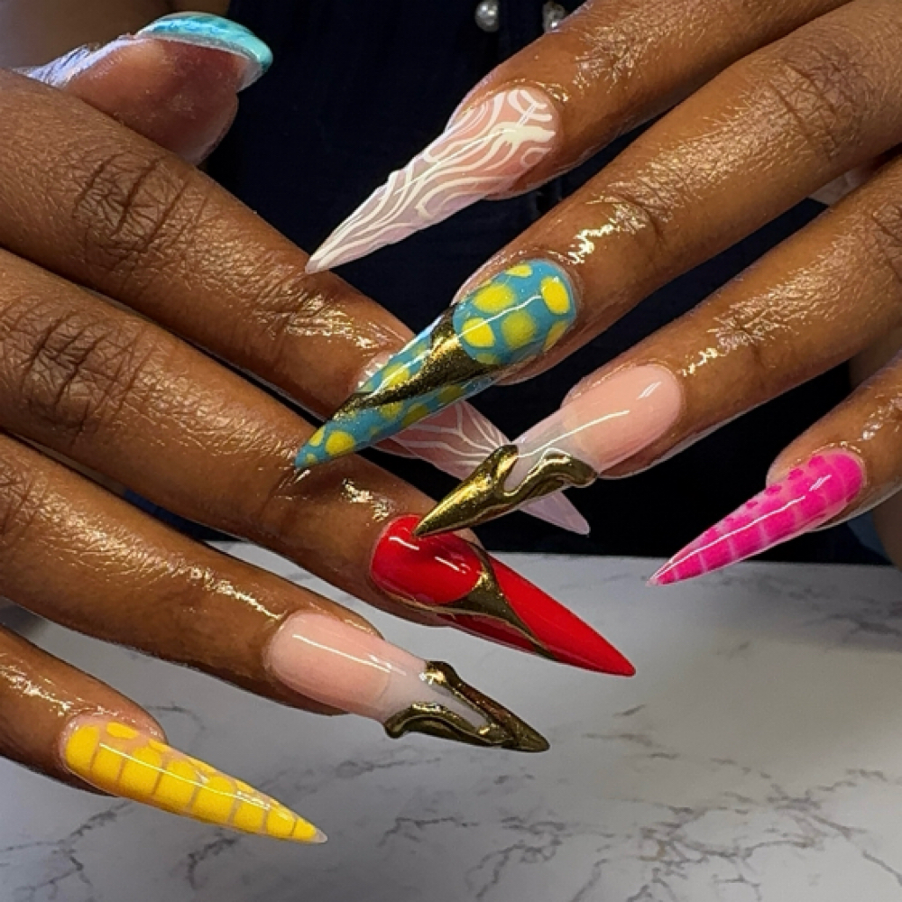 Premium Art Gel X Fullset at Tiana Nyree Artistry in Virginia Beach, VA
