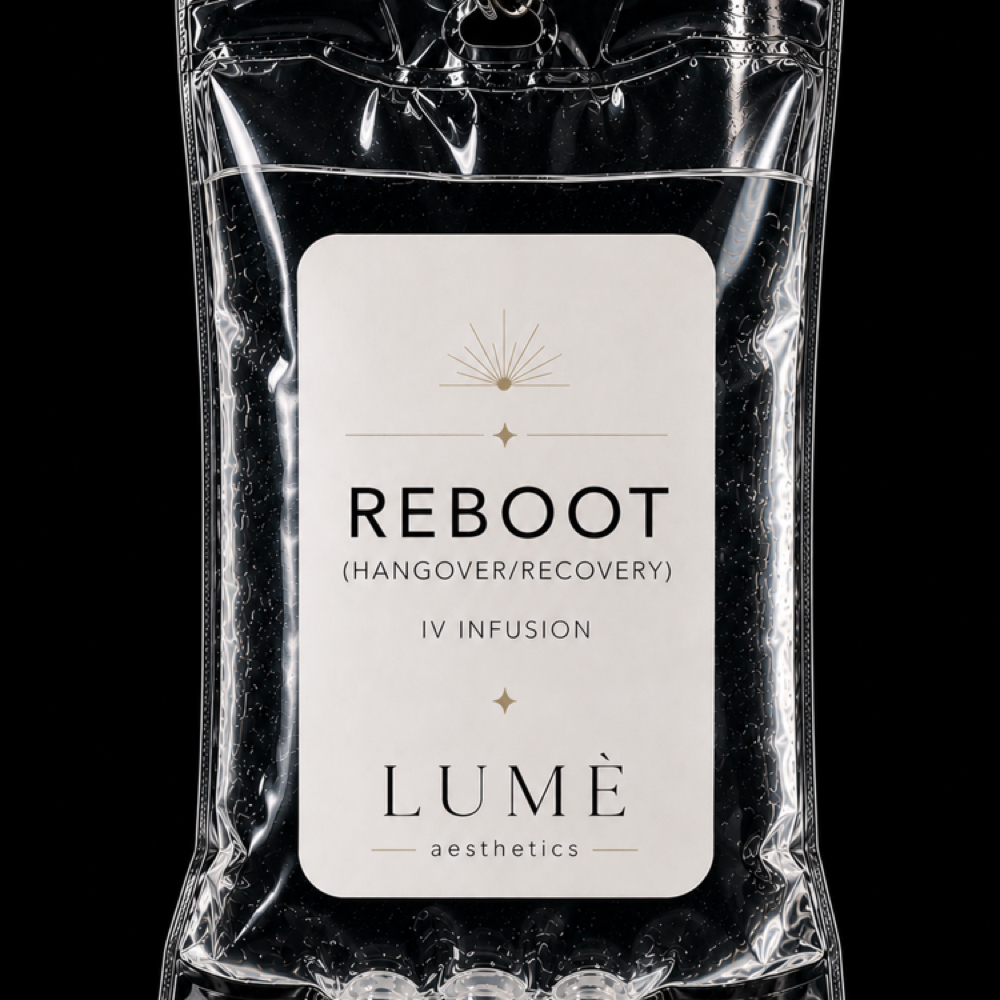 IV: REBOOT (Hangover / Recovery) at Lumé Aesthetics in Pharr, TX