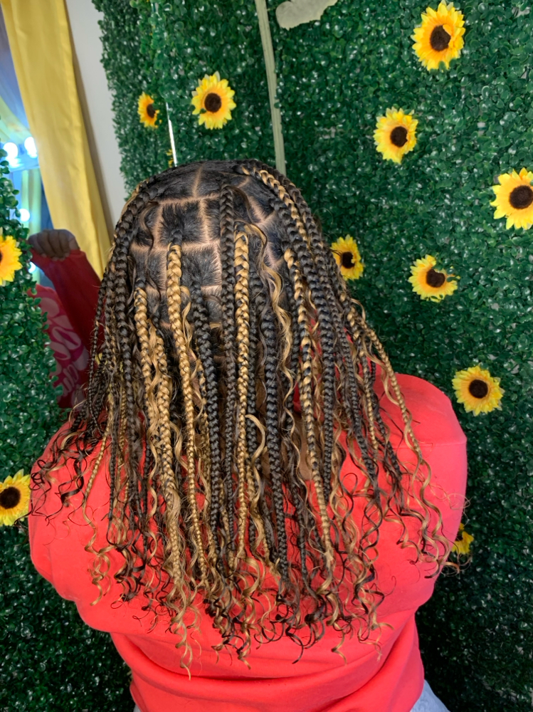 Boho Knotless Bob