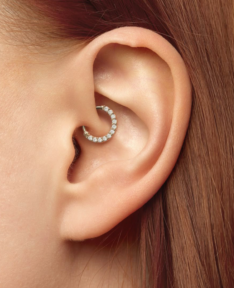 Daith at Dollface Ink & Piercing in Springdale, AR