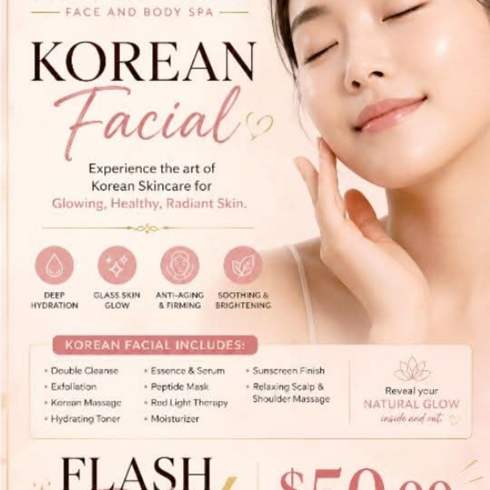 Korean Facial at Simply Posh Face and Body Spa in Harlingen, TX