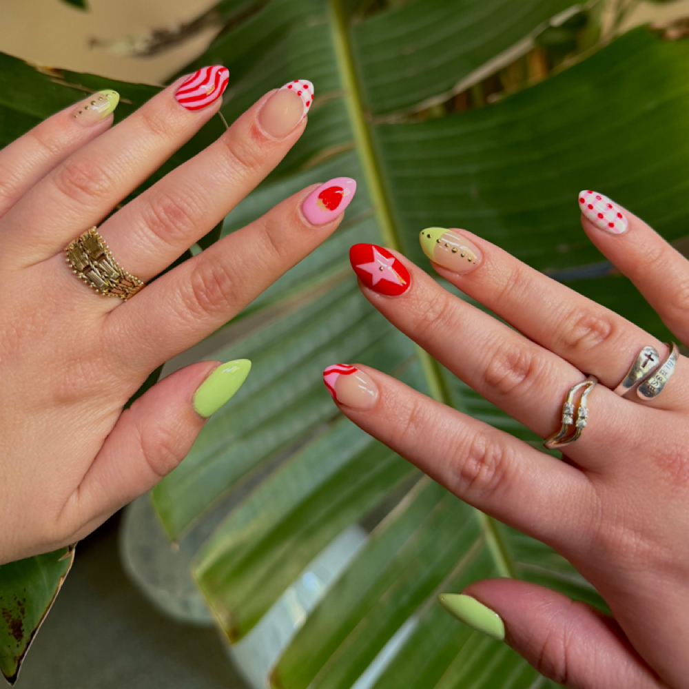 Structured Gel Manicure Complex Art at Create Nail Studio in Pittsburgh, PA