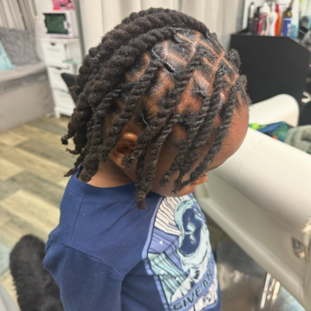 Kids Retwist at Terika’s Beauty & Spa in Bloomfield, NJ
