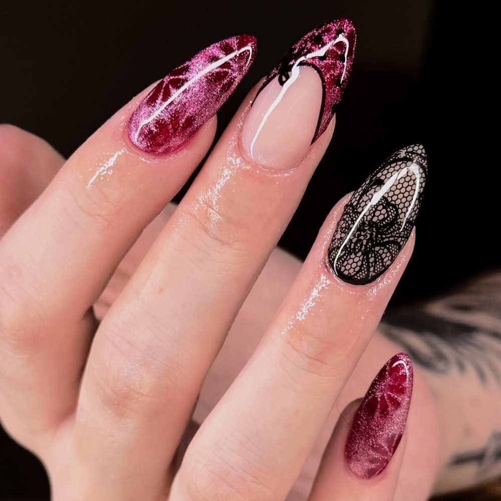 Full set acrylics at Serenity Nail Spa in Sioux Falls, SD