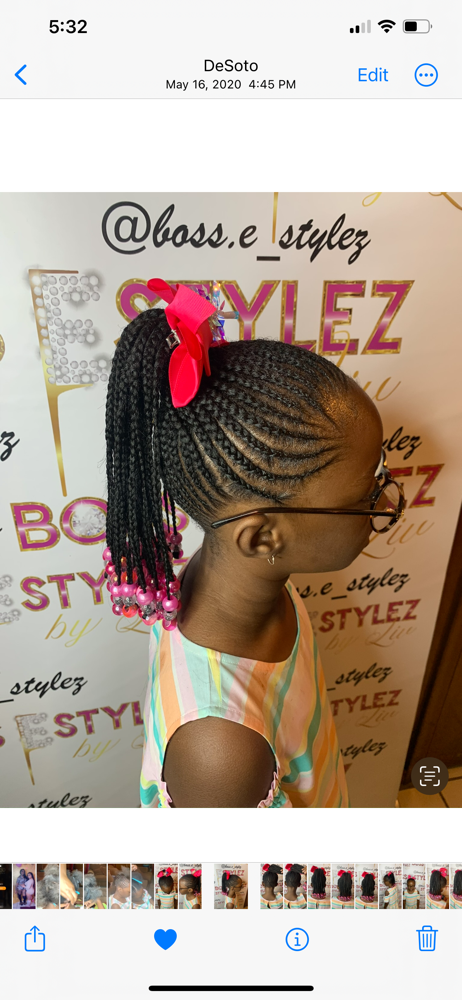 Kid Feeder Ponytail