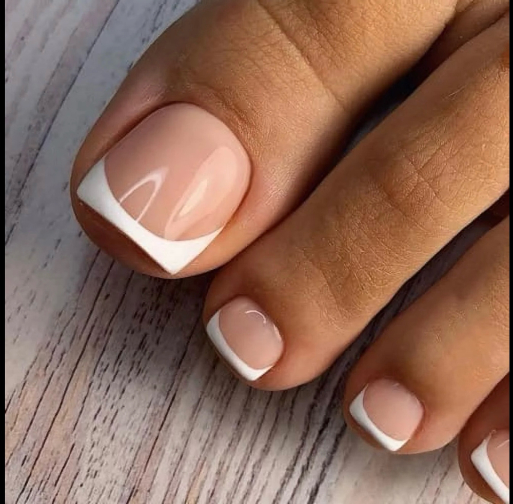 French Gel Pedicure+ Acrilic