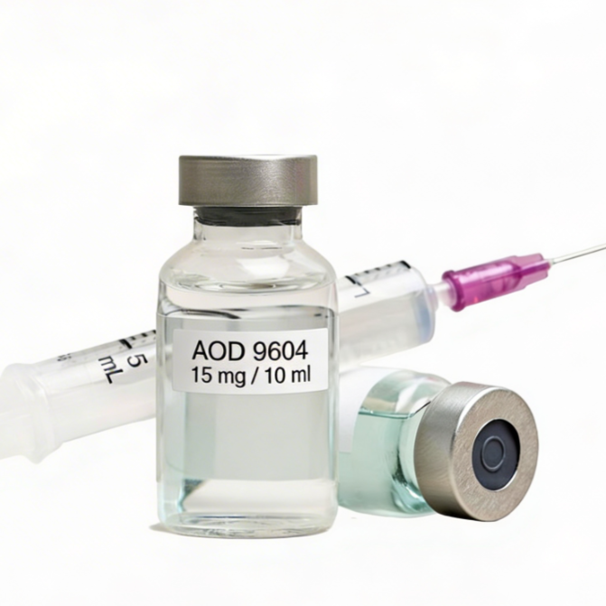 AOD-9604 15mg / 10ml Vial at Le bel âge Salon & Spa in Conway, AR
