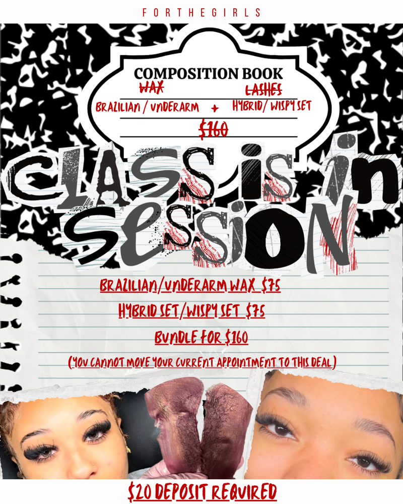 Back To School Wax & Lash Bundle