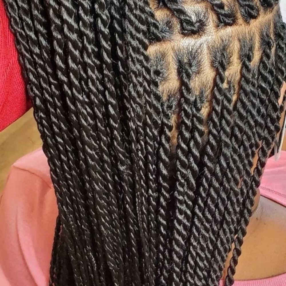 Senegalese Twist at Billion Hairs Salon in Kansas City, KS
