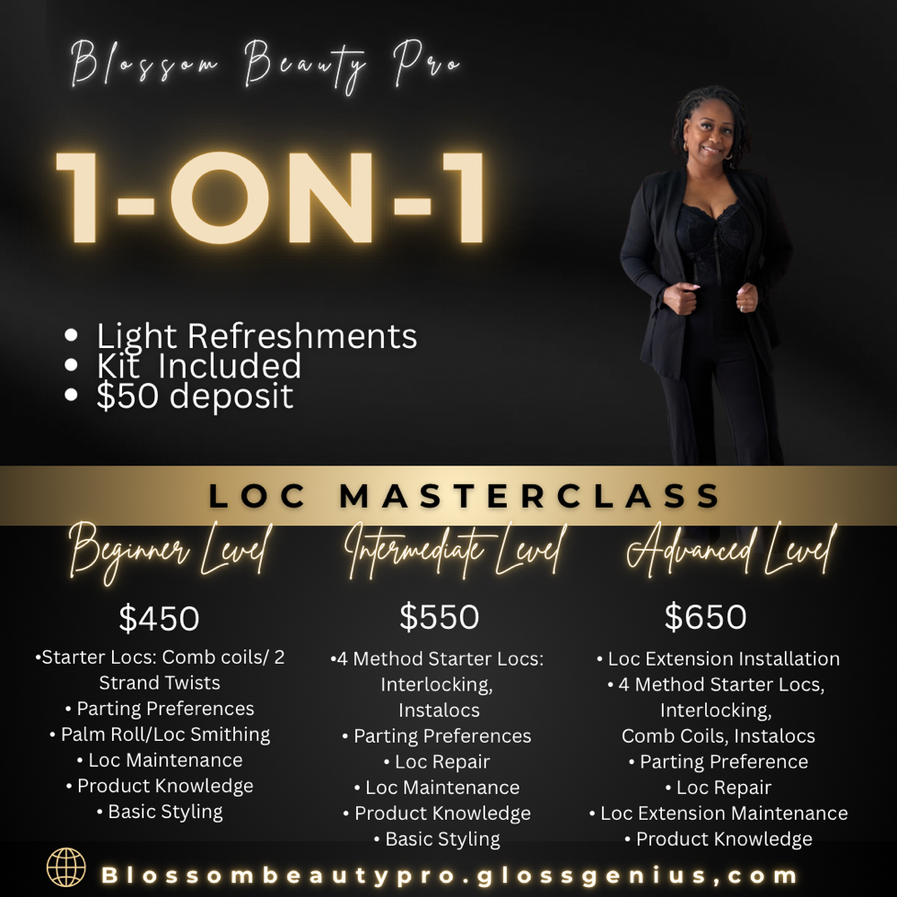 Loc Masterclass Beginner Level at Blossom Beauty Pro in Merrillville, IN