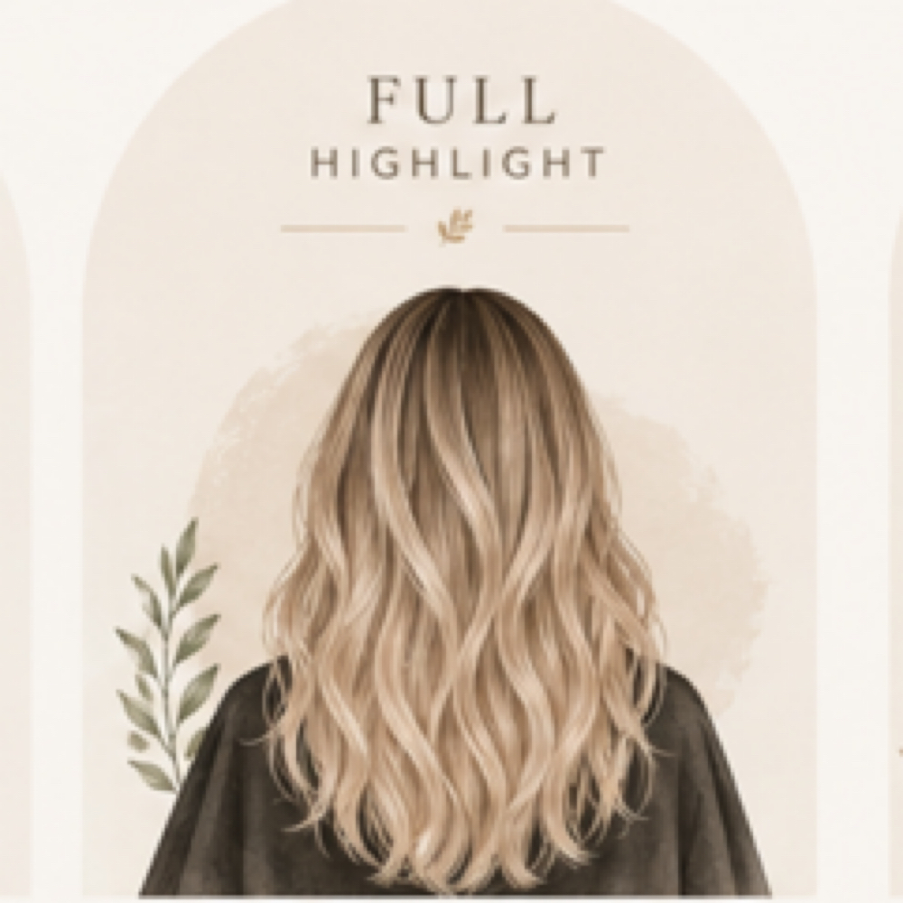 Full highlight at The Cottonwood Blonde Hair by Amanda Holcomb in Cottonwood, AZ