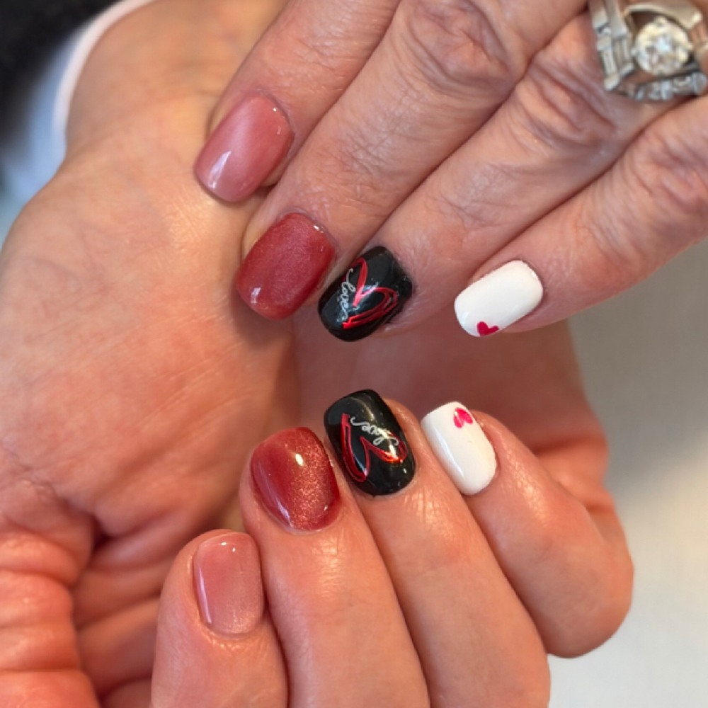 Manicure Shellac or Structured at Tips&Clips Hair&Nails in lincoln park, MI