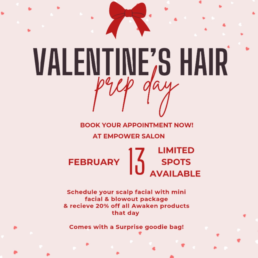 Valentines Day Scalp Facial Package