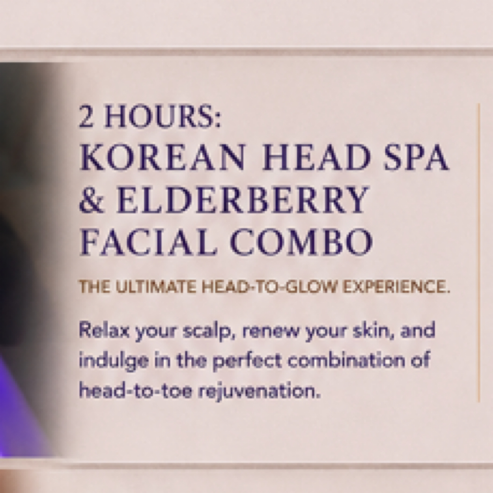 Elderberry Facial & Head Spa at The skin Esteem in Medford, OR