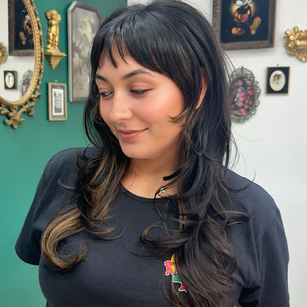 Creative Cut Shag/Creative Layers at Velvet Moon Hair & Nails Studio in Ventura, CA