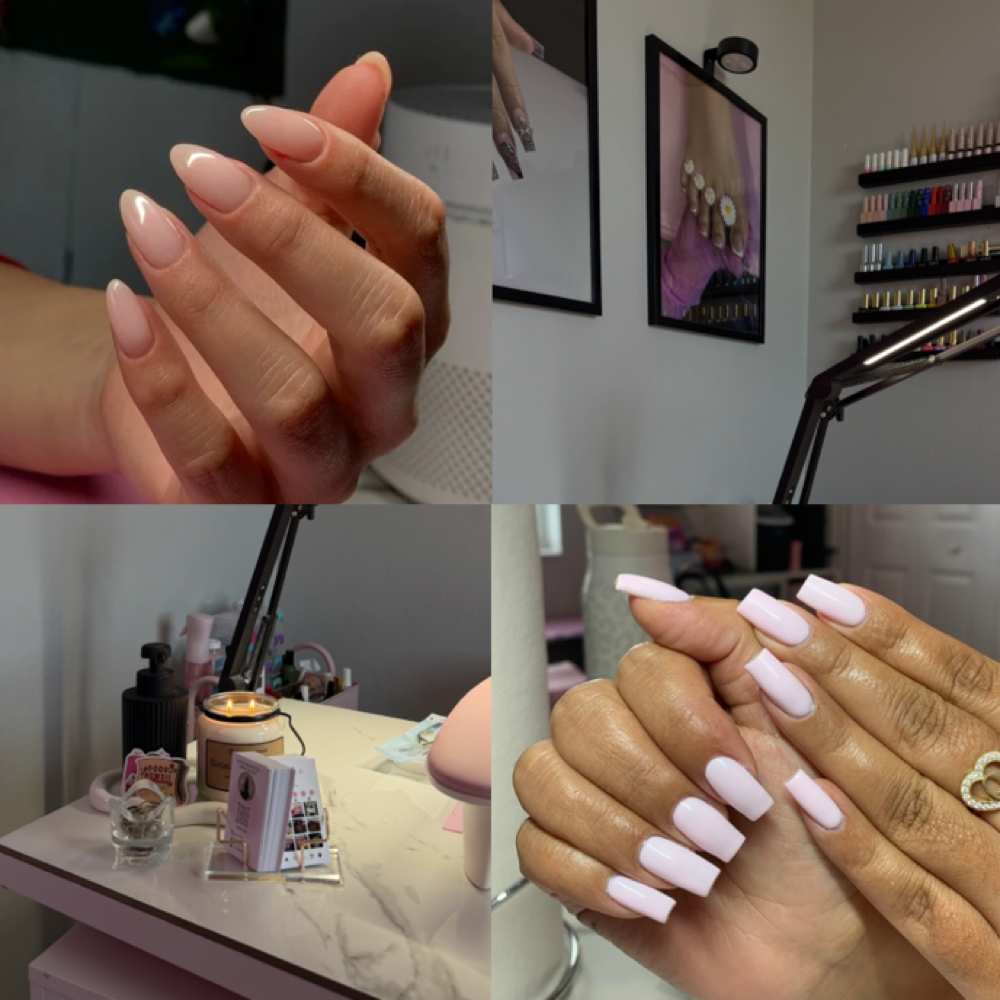 Builder Gel Mani at JAZYNAILZ in Miami, FL