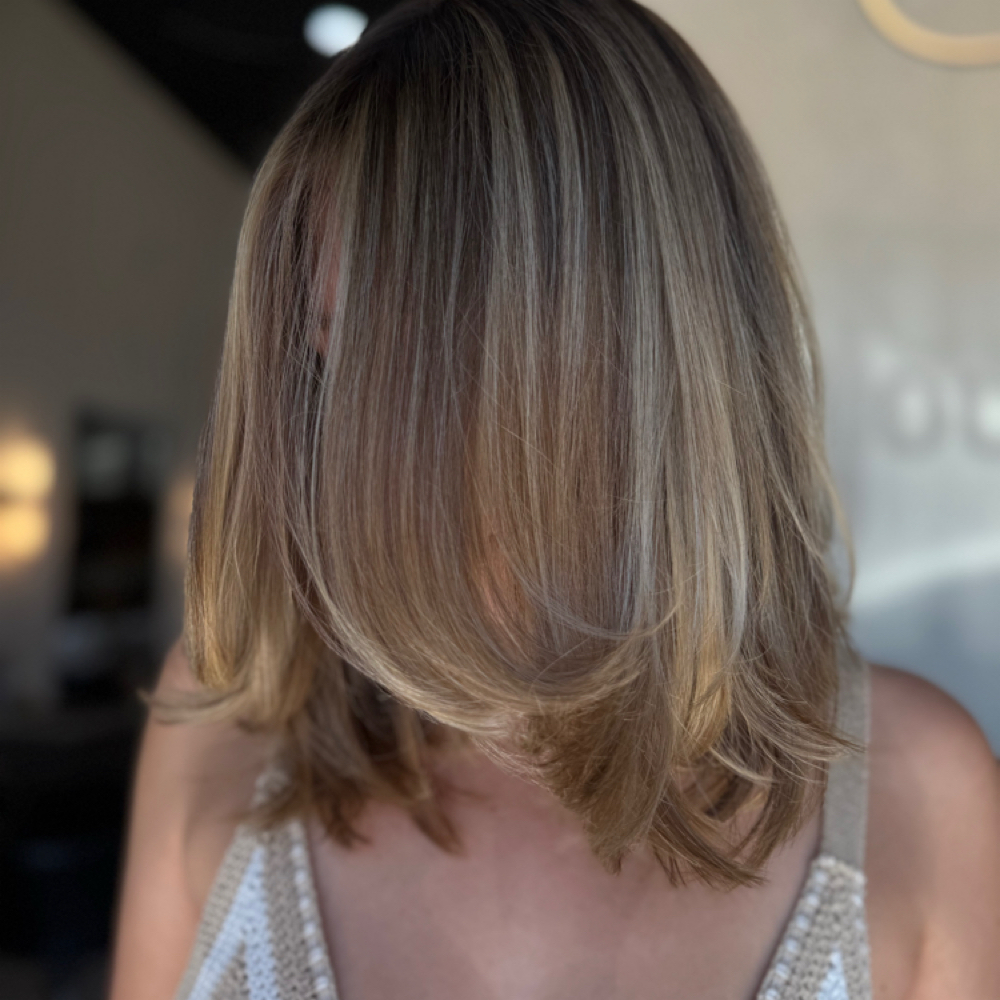 Balayage highlights at Trisdoeshair in Corpus Christi, TX