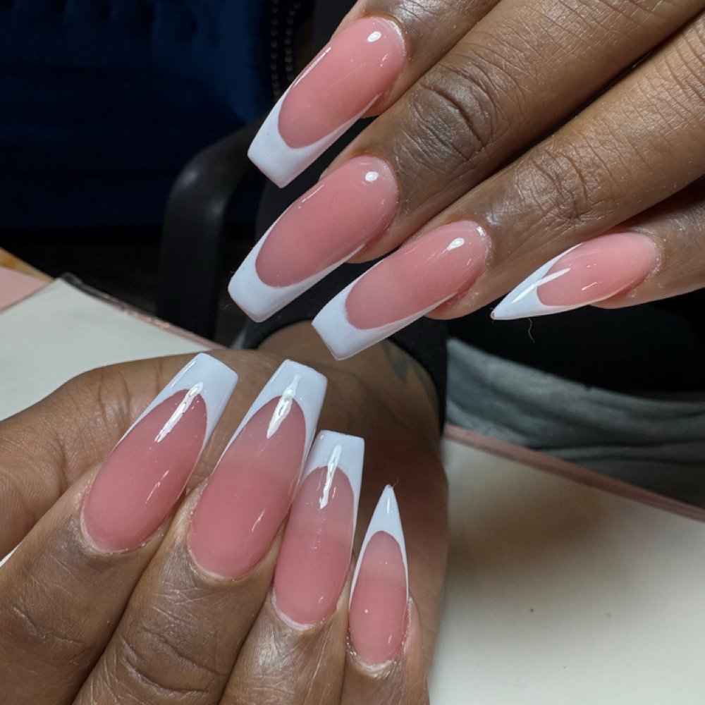 French Tip Special (Full Set) at Polished & Chique in Macon, GA