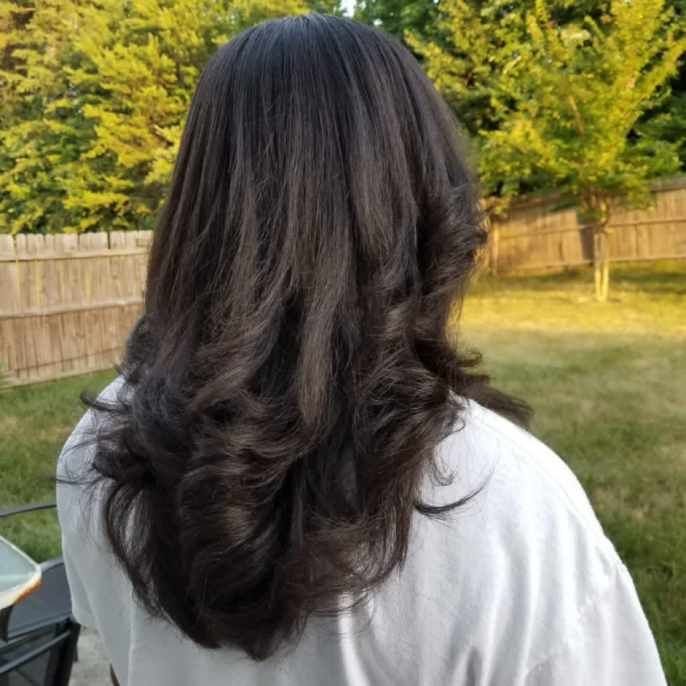 Basic Silk Press/Blowout at Greensboro Blowouts and Extensions in Greensboro, NC