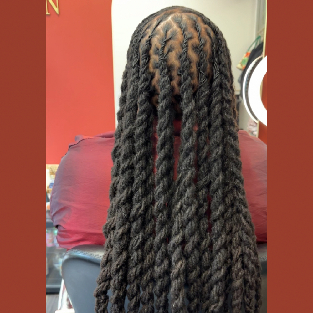 Loc Style Extensions -Add On at Follicle & Foundation Natural Hair Care in Marietta, GA