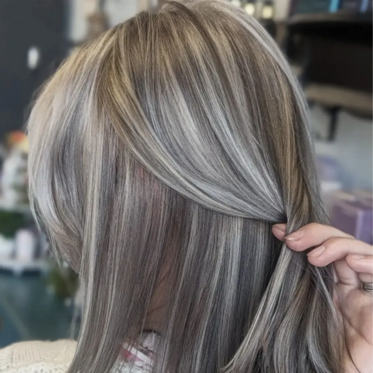 Grey Blending at Hair by Wendy Walker in Bloomington, IL
