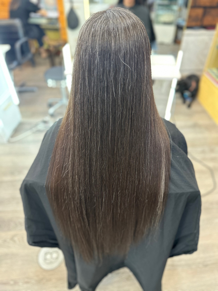 Single Color Dark at Ecco Beauty Hair Salon in Boston, MA