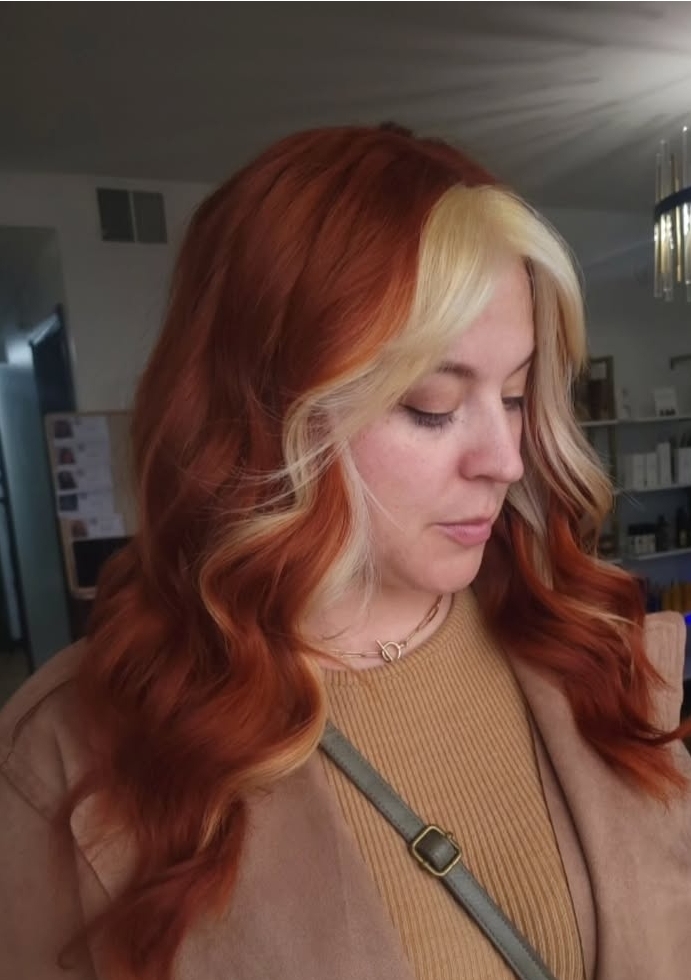 Face-framing Highlight|Block Color