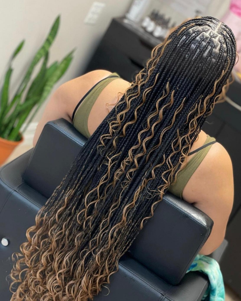 Boho/Goddess Knotless Box Braids