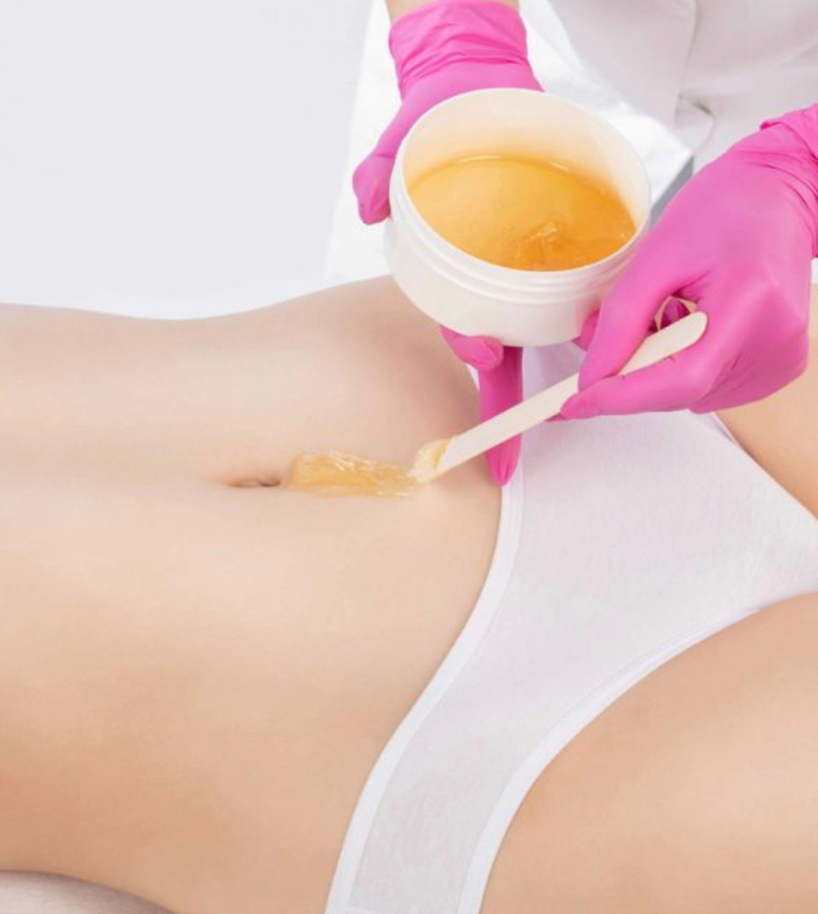 Stomach Wax: Woman