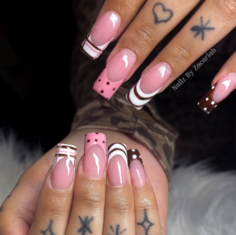 Acrylic Nail Extentions at Nailz By Zacariah in Burlington, IA