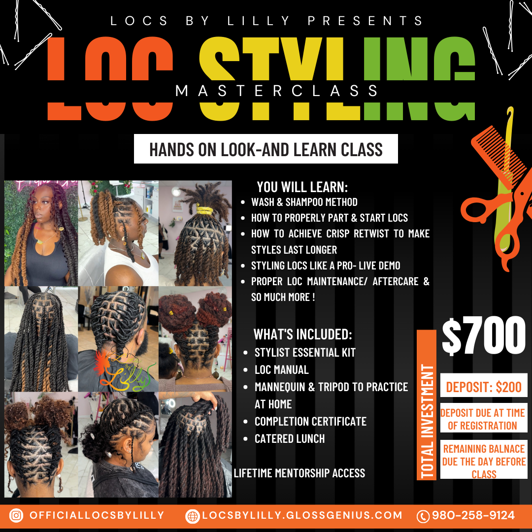 1- ON- 1 LOC STYLING CLASS