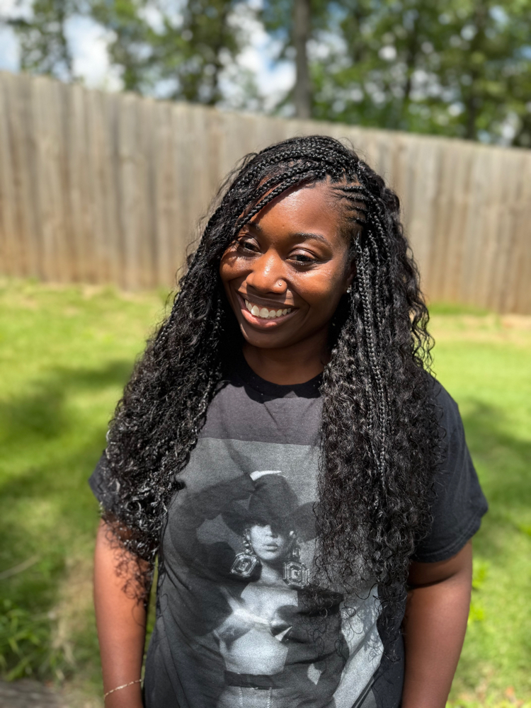 Versatile “Flip Over” Fulani Sew-In at I.Lenice Designs in Mableton, GA