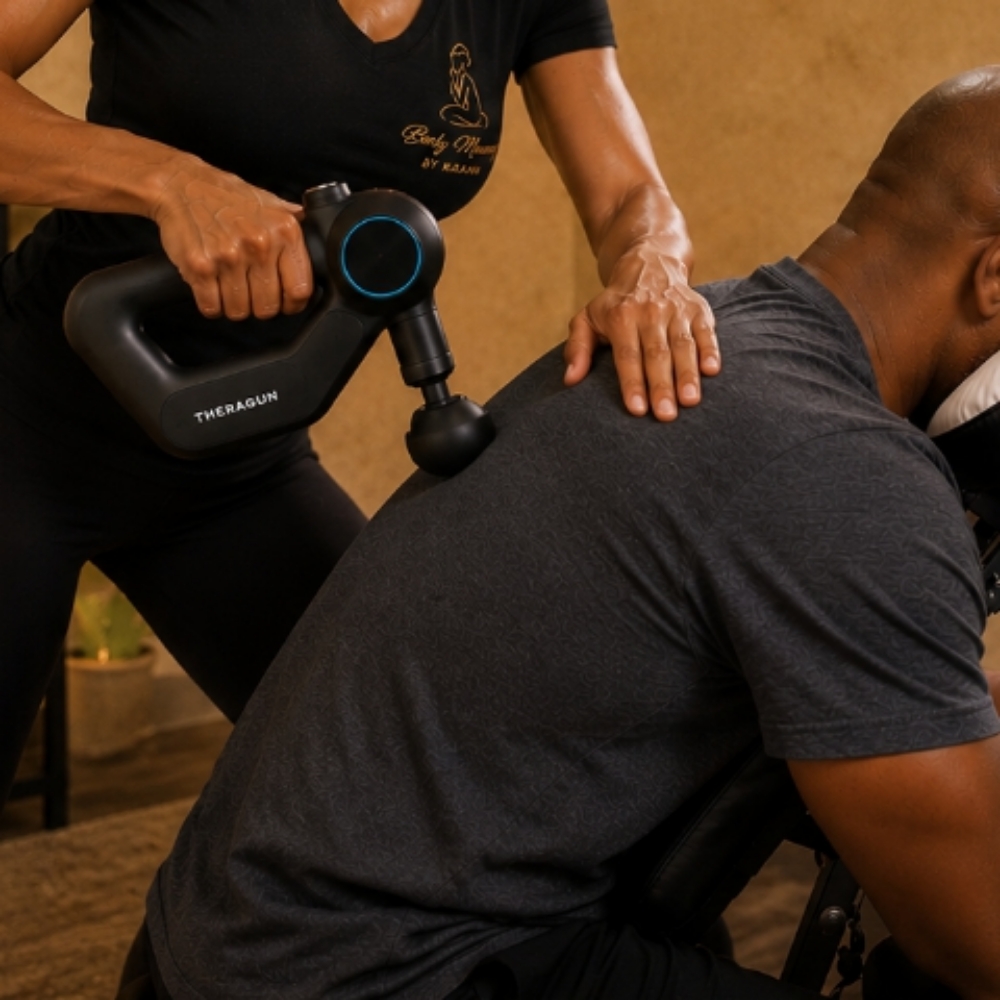 30 Minute Chair Massage+Thera Gun at Body Massage By Karah in Desoto, TX
