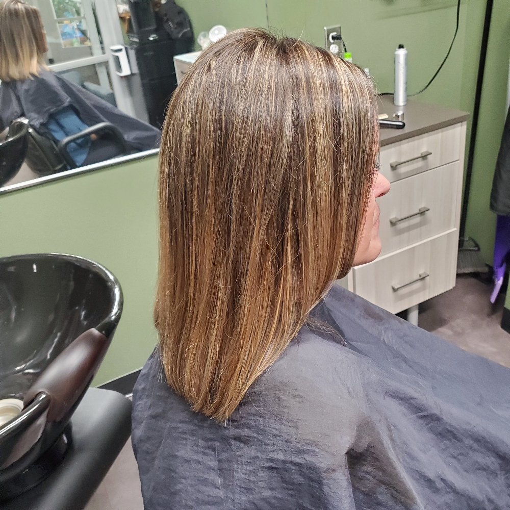 Root Retouch And Haircut