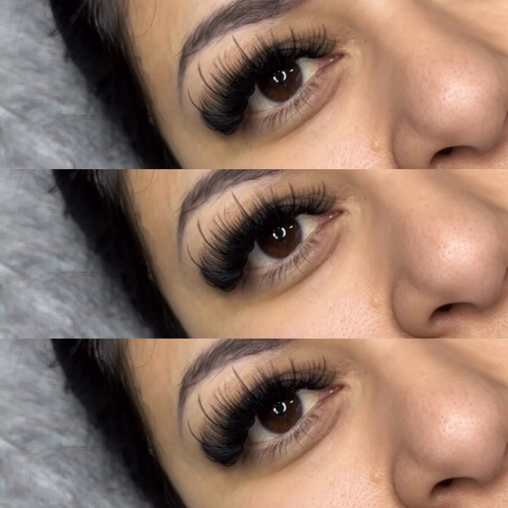 Custom Wispy Volume Full Set at O’sogorgeous Lashes By Fee in Richardson, TX