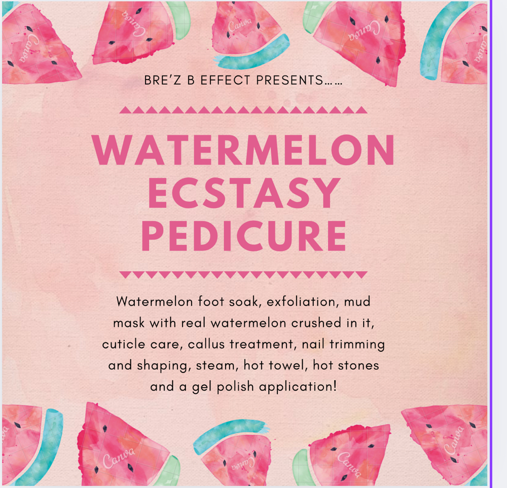 Watermelon Ecstasy Pedicure