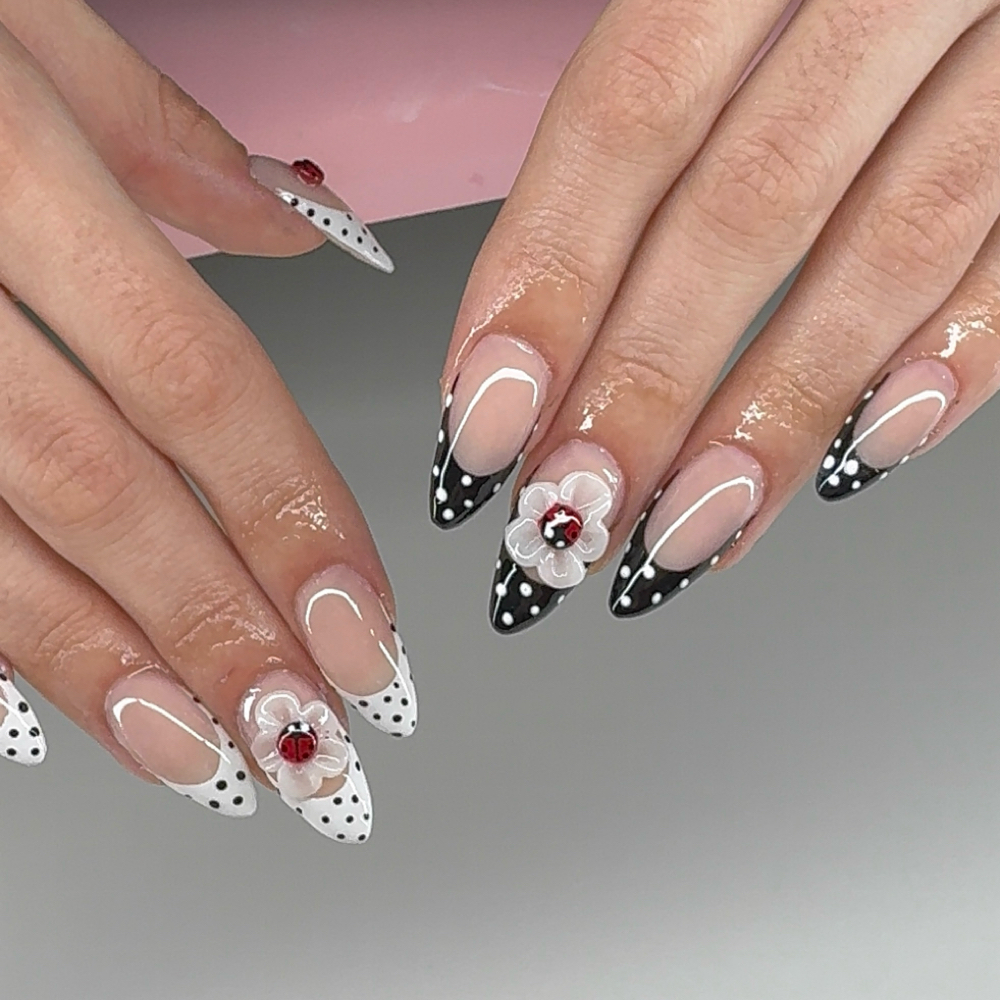 Medium Acrylic Set at Blossom nails in Olympia, WA