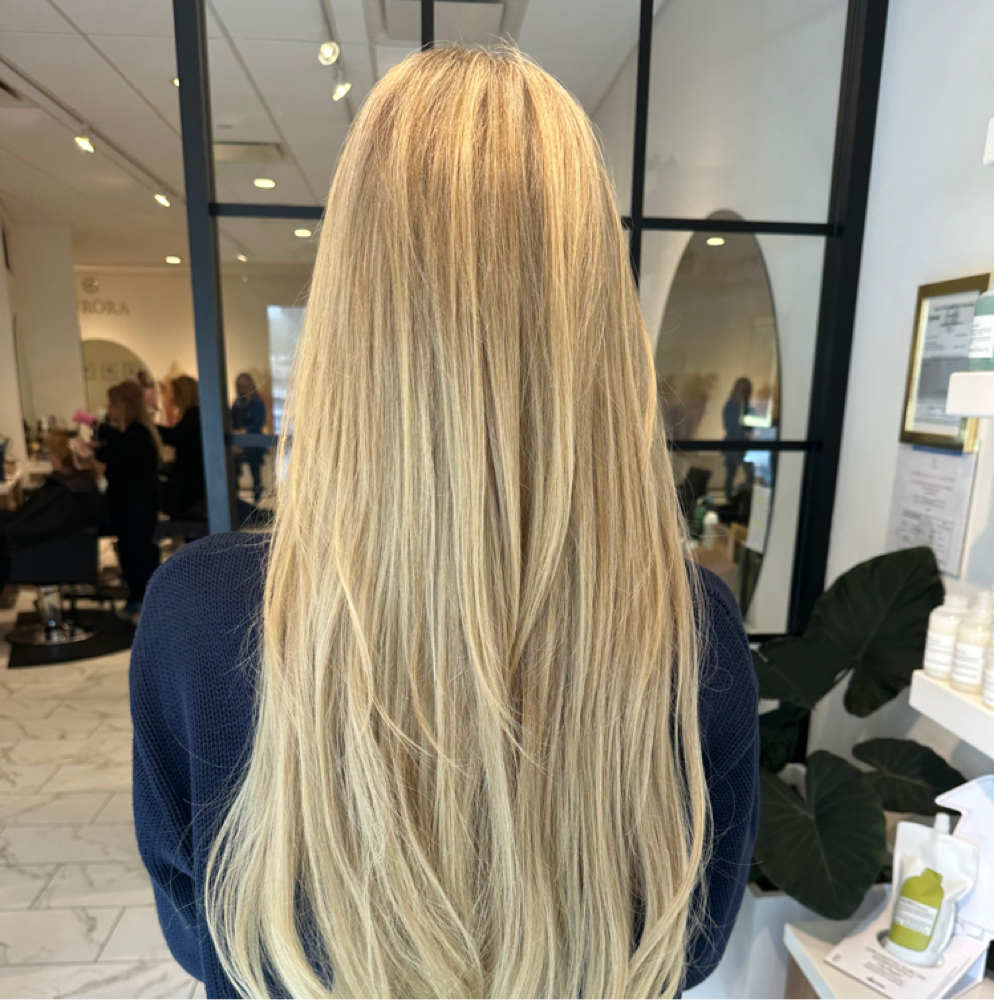 Extra Long/thick Haircut /blowdry at Stephanie Harrison  Aurora Salon in Westlake Village, CA