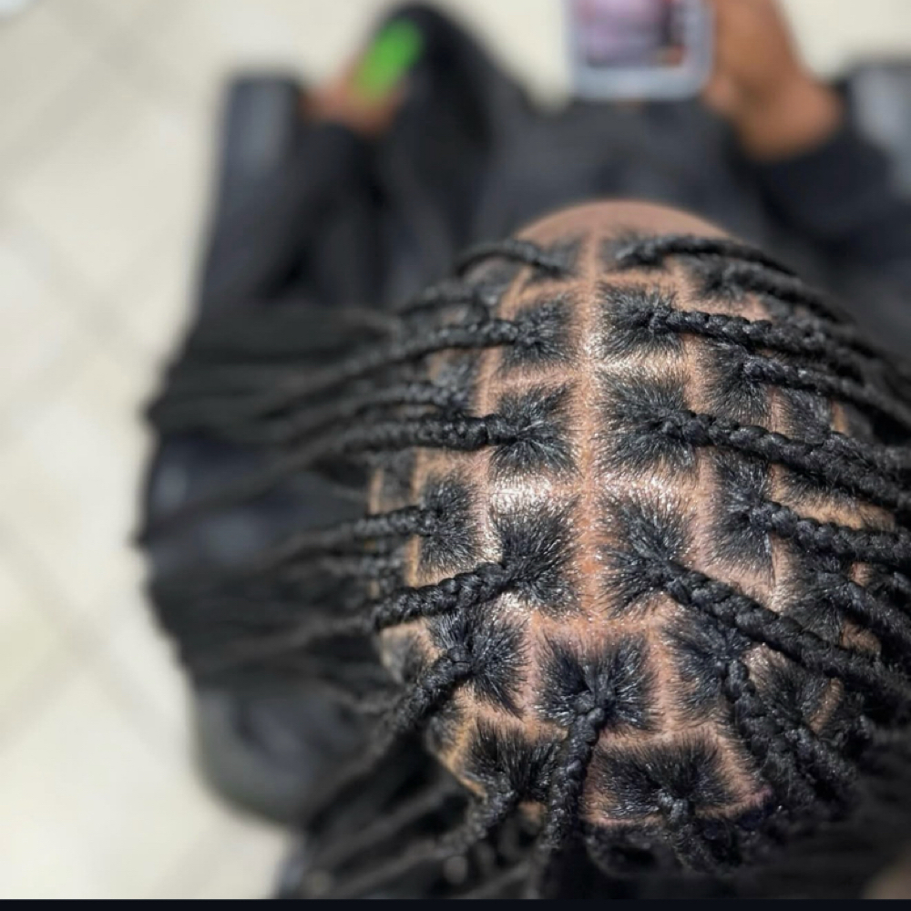 Shmedium Knotless Braids at Marshadoesitbetter in Lake Worth, FL