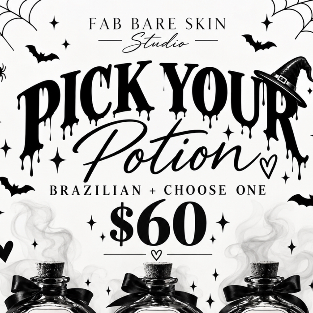 Halloween Promo Oct 19-31 at FAB BARE SKIN STUDIO in Sacramento, CA