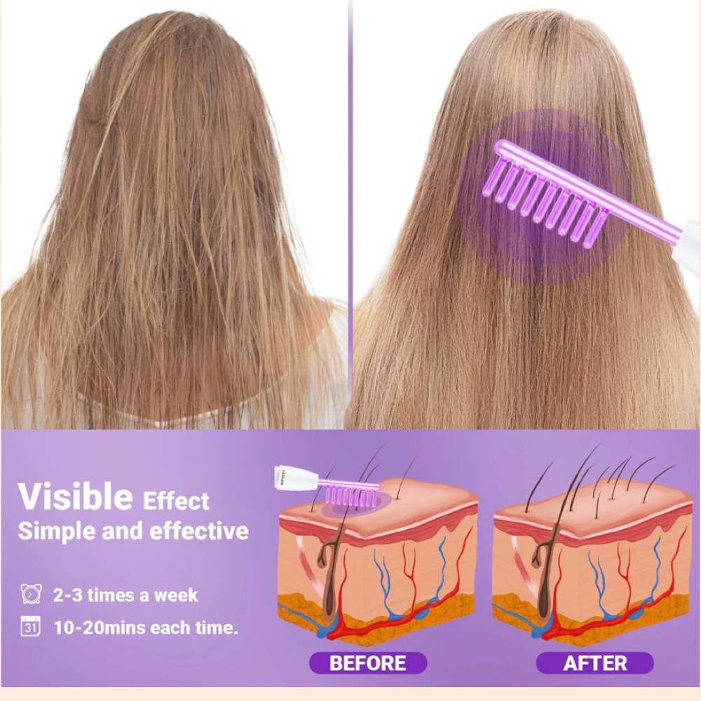 High Frequency Hair Comb at Siren Aesthetics & Spa in Greenfield, IN