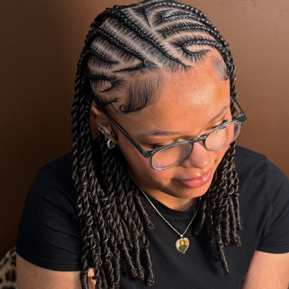 Fulani Knotless Twists (Large) at Diliaspecialtouch LLC in Dracut, MA