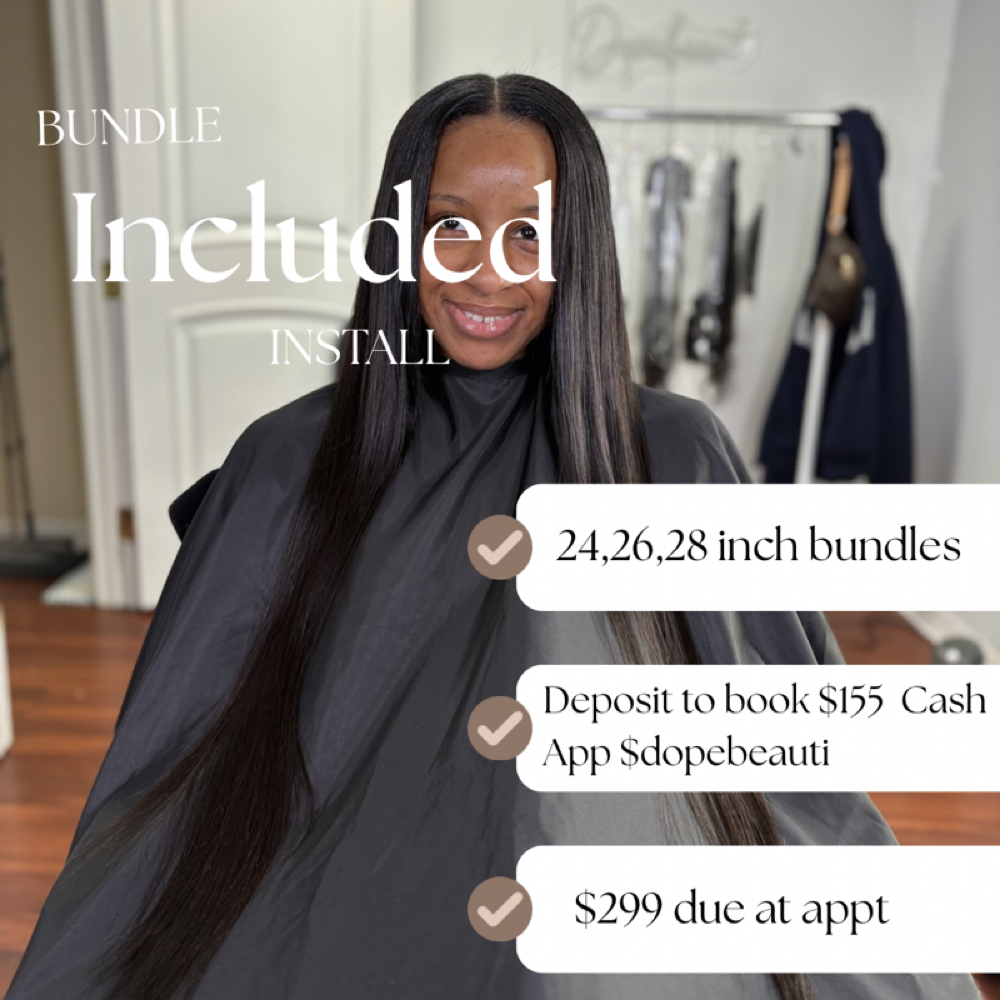 Bundle Included Install 24,26,28 at Dope Beauti in Harrisburg, PA